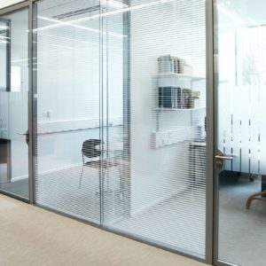 Стеклянная противопожарная перегородка / серия FRM5209